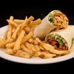 Wrap and Fries